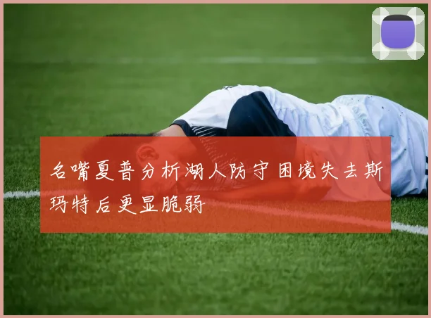 名嘴夏普分析湖人防守困境失去斯玛特后更显脆弱